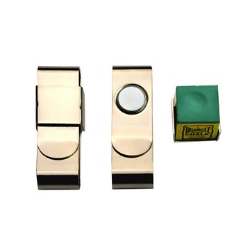 巧克夾吸鐵臺球槍粉夾子巧克夾粉套粉盒斯諾克巧克粉夾臺球用品