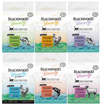BLACKWOOD 美國Bounty棒吉-  4.5LB(2.04KG) 無穀頂級貓糧系列 (貓主食/貓乾糧/貓飼料)