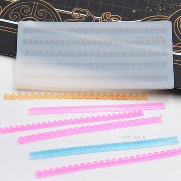 手工黏土工具 石塑黏土 套裝diy超輕粘土蕾絲浮雕矽膠模具黏土透明立體蕾絲浮雕矽膠模具