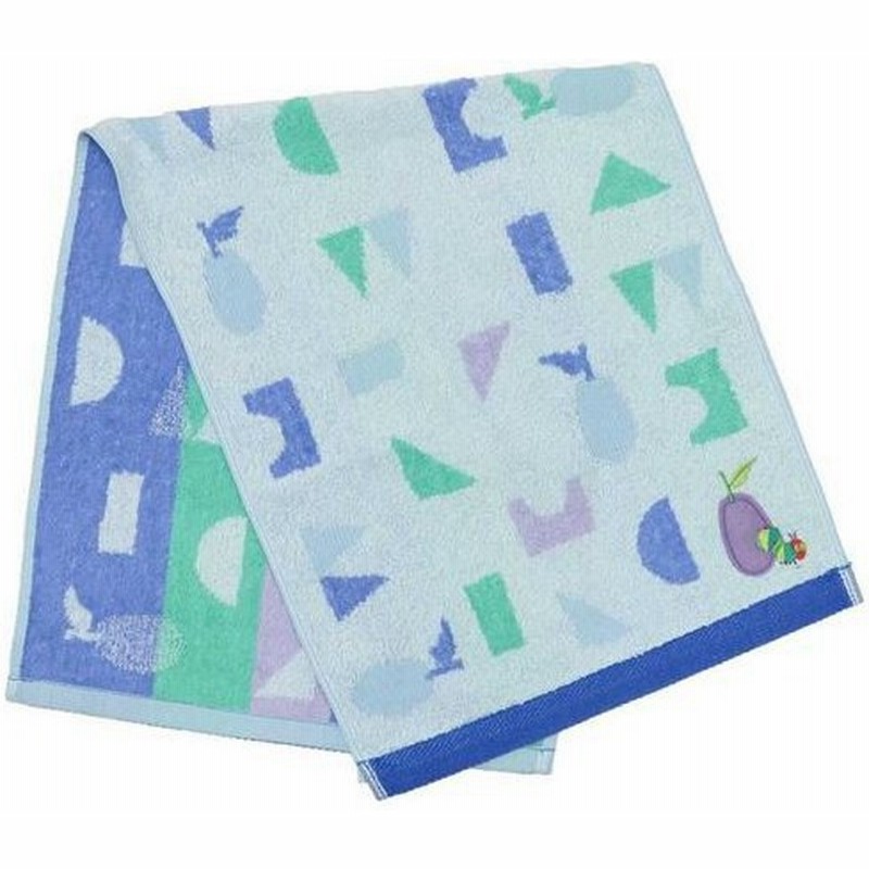 はらぺこあおむし エリックカール 絵本キャラクター フェイスタオル オーガニック コットン ロング つみき フルーツ ブルー 林タオル 通販 Lineポイント最大get Lineショッピング