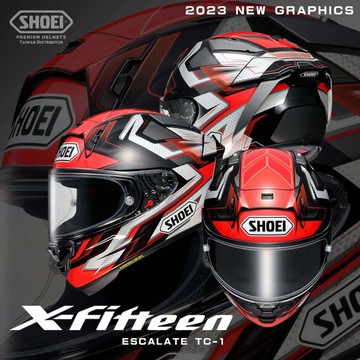 【訂金5000/尾款20000】SHOEI X15 X-Fifteen ESCALATE  TC-1  全罩式安全帽【預購商品，5000訂金尾款到貨完成結帳後出貨/到貨時間未定/台灣總代理貨】
