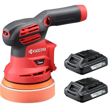 【日本代購】京瓷 Kyocera 充電式拋光機 BRSE-1800L1｜舊 RYOBI 規格｜附 2 顆電池｜多用途車用｜家用拋光機