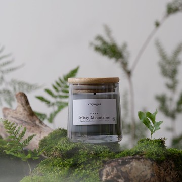 木七 | 山雨雲霧 天然精油香氛蠟燭 | voyager