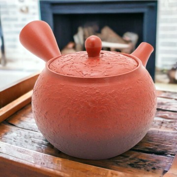 日本製 日式 深蒸茶壺 竹春小丸黑灰 側把壺 常華燒 陶瓷茶壺 泡茶壺 茶壺 茶具 陶壺 小茶壺 瓷壺