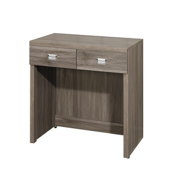 【顛覆設計】芙亞2.7尺二抽書桌-深48公分古橡色