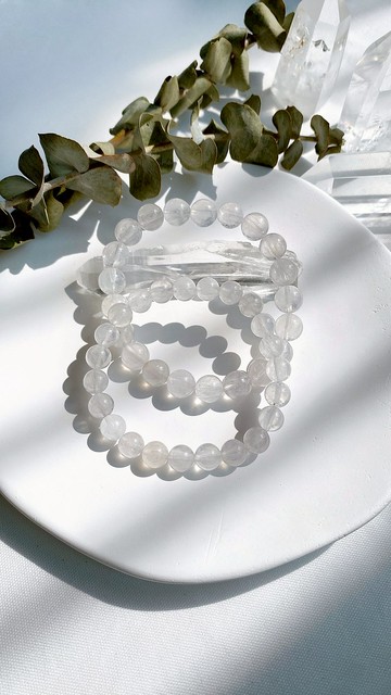 天使羽翼兔毛||白兔毛/水晶/手串/手鍊