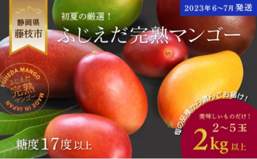 マンゴー 完熟 2kg 糖度 17 以上 (厳選 フルーツ 果物 国産マンゴー 静岡マンゴー 完熟マンゴー マンゴーフルーツ トロピカルフルーツ フルーツ 果物類 果物類 マンゴー果物類)