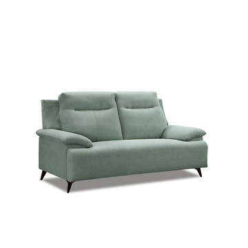 ASSARI-凱特耐磨抑菌雙人座貓抓布沙發-鐵腳灰色