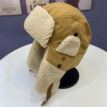 出貨丶男女護目鏡雷鋒帽防風戶外滑雪帽加厚護耳飛行帽東北保暖帽