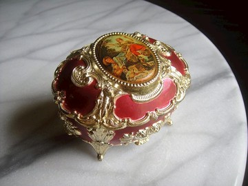 【老時光 OLD-TIME】早期二手日本製音樂珠寶盒