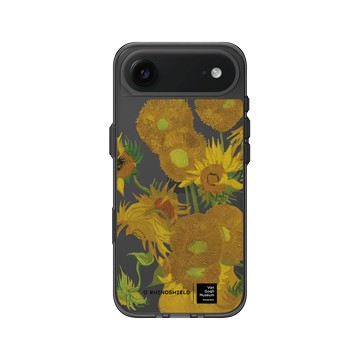 iPhone Air Clear (相機按鈕) 酷墨灰 - Van Gogh Museum - 向日葵-透明