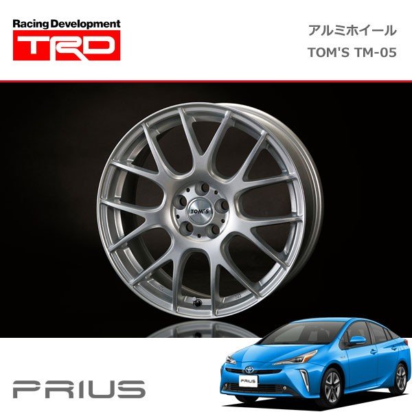 TRD アルミホイール TOM'S TM-05 17インチ 1本 プリウス ZVW51 ZVW55