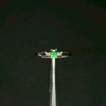 簡約中的華麗 |祖母綠 低調款 925純銀 寶石戒指 活圍 S22HI16-74