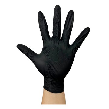 MEDIHAND 美恆 NBR止滑手套 黑色 3.5克 薄款 100支裝  S  1盒