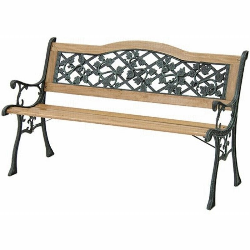 パークベンチ 木製 スチール 背もたれ 肘掛け付き アンティーク調 室内 屋外 ガーデニング 組立品 代引不可 通販 Lineポイント最大0 5 Get Lineショッピング