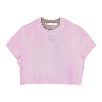 alexanderwang Logo壓花短T
