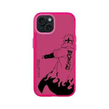 iPhone 15 Clear 粉漾桃 - 火影忍者 Naruto - 素描系列-波風湊