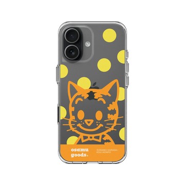 iPhone 17 Clear Case（相機按鈕） 透明 - OSAMU GOODS - 大圓點系列- Cat