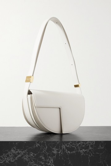 Patou - Le Patou Leather Shoulder Bag - Off-white - one size