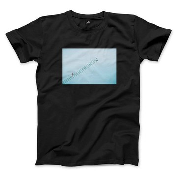 通往天堂的場所 - 黑 - 中性版T恤