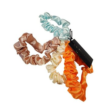 美國正品 L.Erickson 緞面大腸圈 4入A款＊夏日微風＊