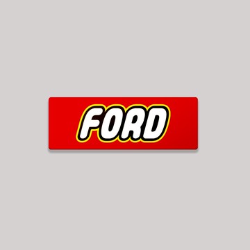 FORD/TOY/鋁牌飾貼 SunBrother孫氏兄弟 金屬質感 防水 鋁牌 車貼