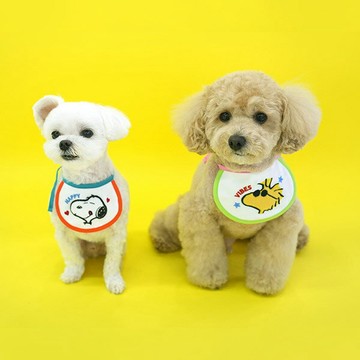 【PEANUTS】史努比75周年限定寵物圍兜兜 (寵物配件)