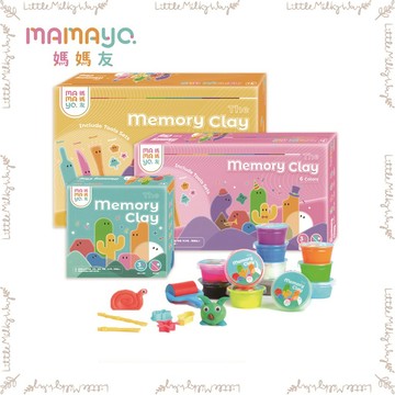 【LMW親子選品】現貨 🌿台灣 mamayo - 記憶黏土 4色工具組 12色工具組 4色補充盒🌿
