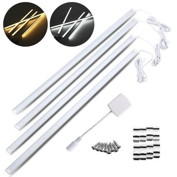 LED燈帶 LED燈條 裝飾燈 連接可裁剪LED櫥柜燈LED組合式櫥柜燈按鈕開關櫥柜燈硬燈條LED燈條