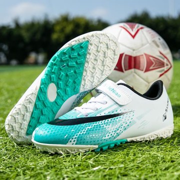 兒童足球鞋男童tf碎釘小學生青少年女孩室內人造草地耐磨訓練鞋冬