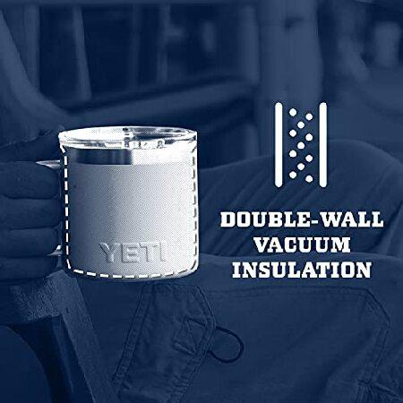 YETI Rambler oz Mug, Vacuum Insulated, Stainless Steel with MagSlider Lid, King Crab Count