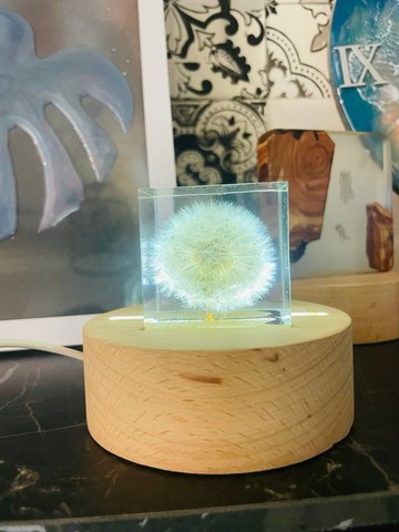 蒲公英冰塊LED小桌燈