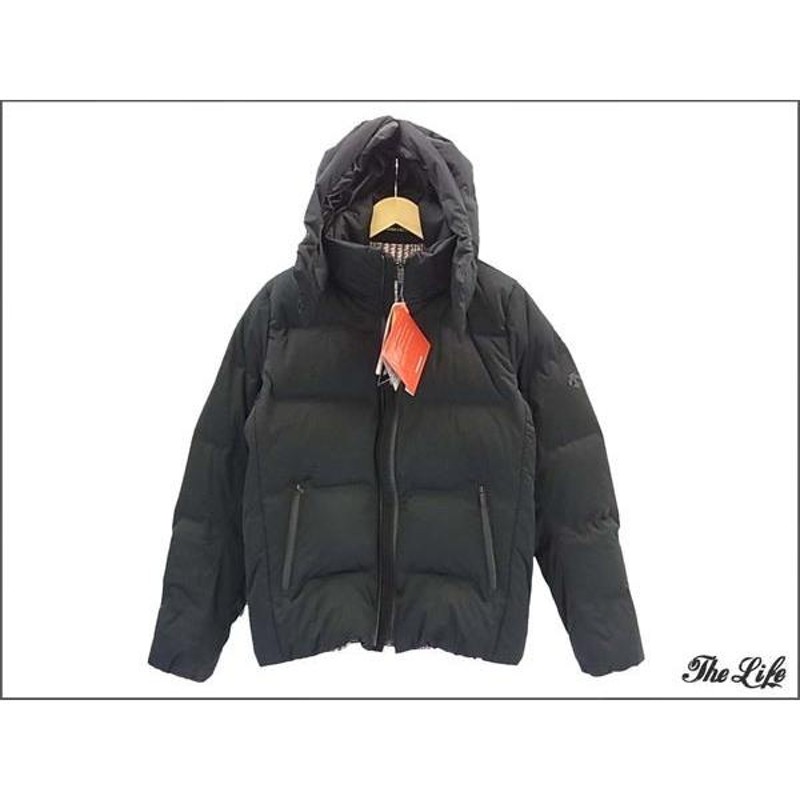 中古 美品 DESCENTE×ABAHOUSE CHECK水沢ダウンジャケットM/黒/DALT3272AB | LINEブランドカタログ