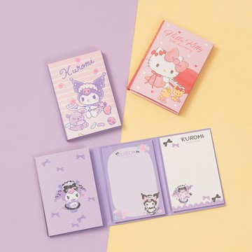 三麗鷗｜三麗鷗多摺便條本 備忘錄 記事本 筆記本 紀錄 文具 辦公 庫洛米 kitty  NP461 rfunshop