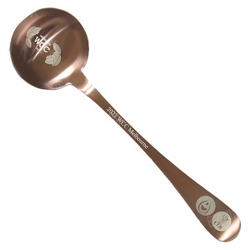 AKIRAKOKI07 不鏽鋼鍍鈦杯測匙 2022 WCC Melbourne  1支