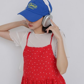 點點細肩背心-紅【KT224379】