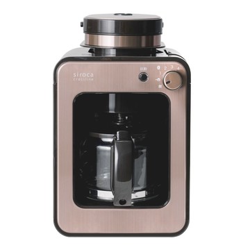 ★免運★SIROCA 自動研磨咖啡機(棕色)(SC-A1210CB) [大買家]