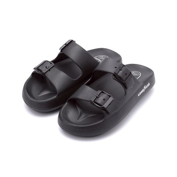 GOODYEAR 雲朵糖 輕量拖鞋 黑 GAWL32760 女鞋