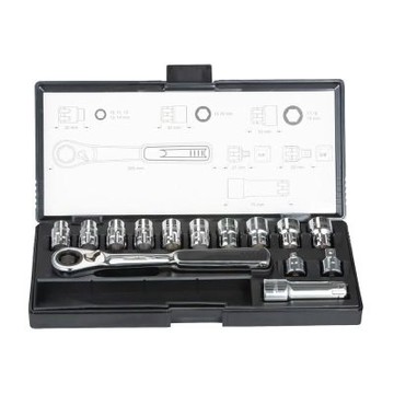 牧田 MAKITA 貫通型套筒扳手14支組 B-65595