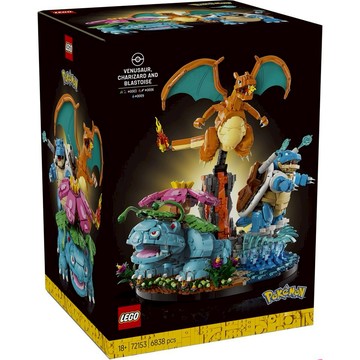 【必買站】樂高 LEGO 72153 御三家 妙蛙花、噴火龍和水箭龜 樂高® Pokémon™系列