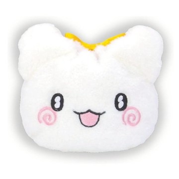 小禮堂 Sanrio 三麗鷗 花丸 絨毛造型束口袋 (大臉款)