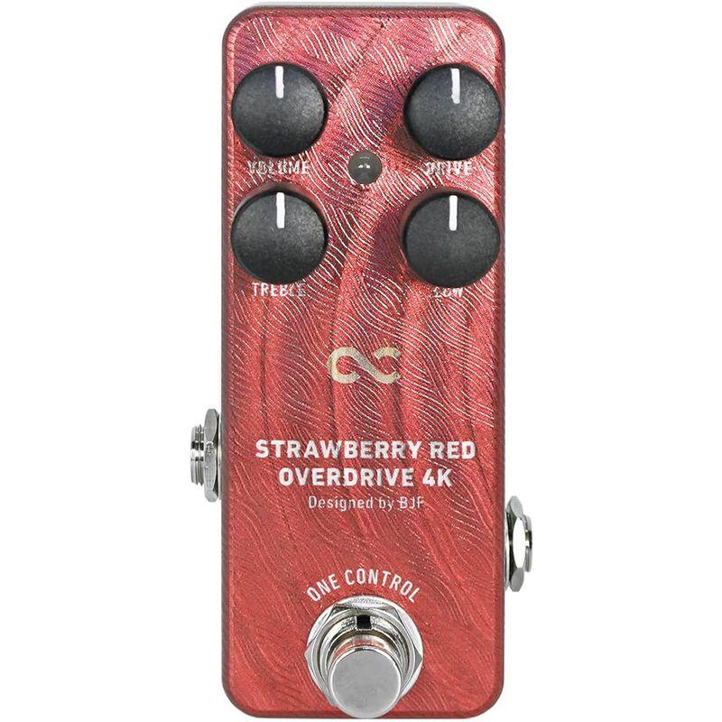 オーバードライブギターエフェクター ワンコントロール One Control Strawberry Red Overdrive 4K オーバードライブ ギターエフェクター