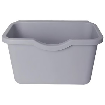 AXIS 艾克思 廚櫃掛式垃圾桶廚餘收集盒 PP塑膠材質 適用門厚度約1.7公分  灰色  1組