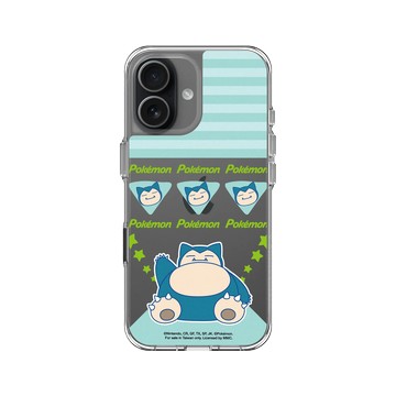 iPhone 17 Clear Case（相機按鈕） 透明 - 寶可夢 Pokemon - 多彩系列-卡比獸