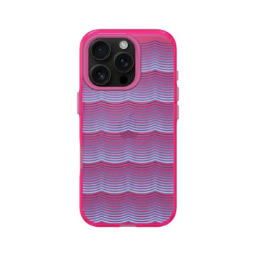 iPhone 16 Pro Clear 粉漾桃 - Ocean Collection: Let's Sea 海洋系列：一路向海 - 海波交響（潮汐）
