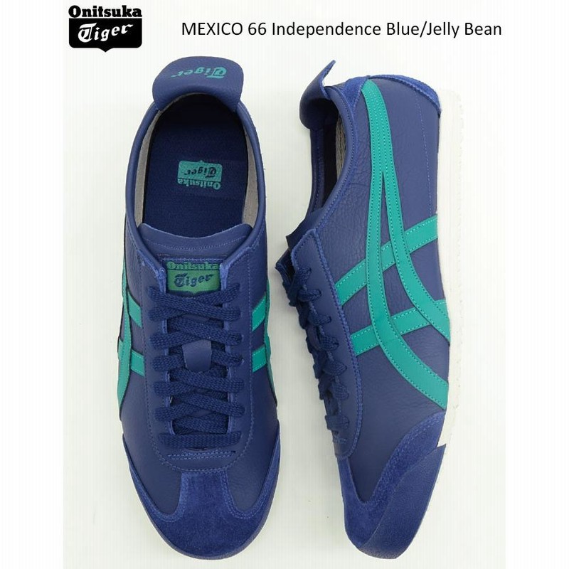 Onitsuka Tiger Mexico 66 スニーカー 青 Onitsuka Tiger - オニツカタイガー メキシコ66 CLASSIC BLUE