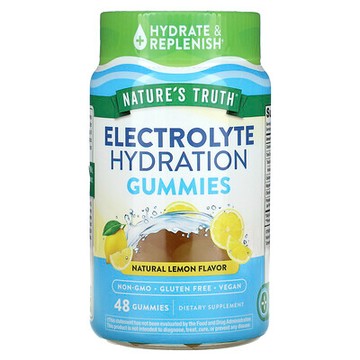 Nature's Truth, 電解質補水軟糖，天然檸檬味，48 粒軟糖