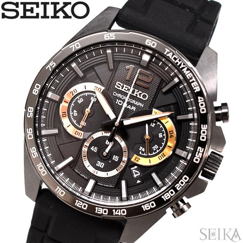 セイコー 腕時計 SEIKO (170)SSB349P1 時計 腕時計 メンズ ブラック ...