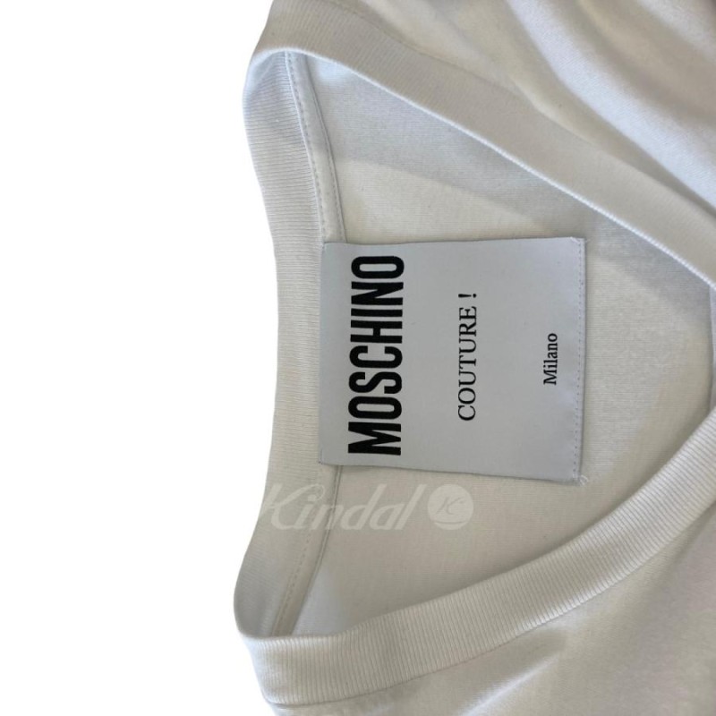 値下げ】MOSCHINO KD7248201 プリントTシャツ ホワイト サイズ：S (心斎橋アメリカ村店) | LINEブランドカタログ