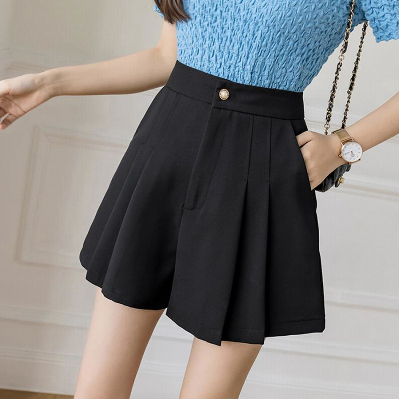 PLEATS PLEASE 黒フラッフィー プリーツキュロット パンツ